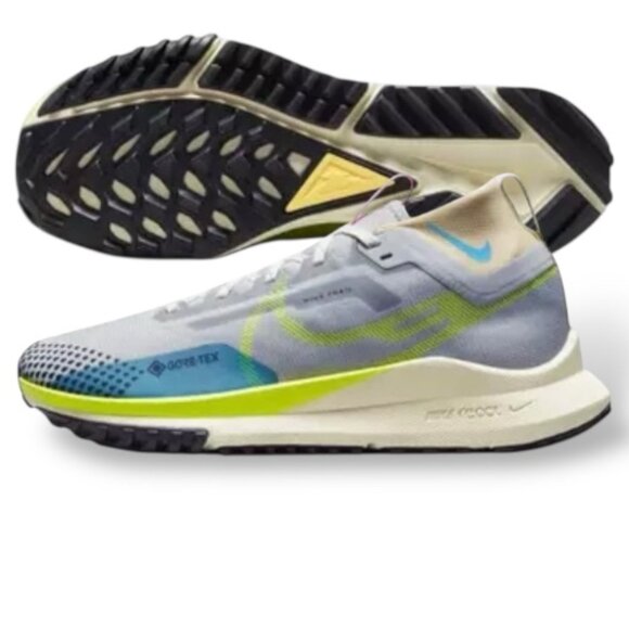 Nike React Pegasus Trail 4 GTX Mens Trail Running Shoes Size 10.5 DJ7926 002 NEW - Picture 1 of 7